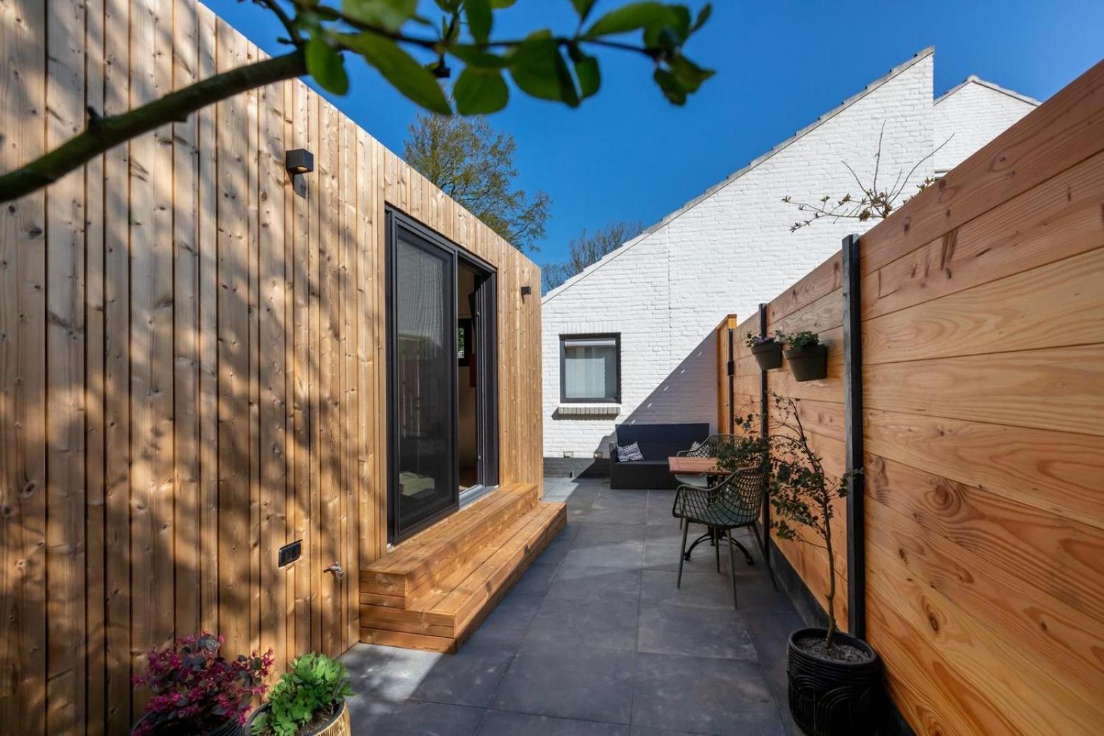 Tinyhouse La Mouette - D. Koddelaan 34, Zoutelande Villa Dış mekan fotoğraf